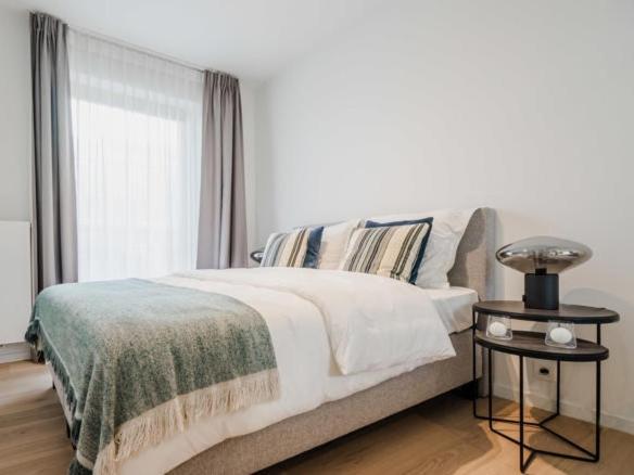 Superbe Appartement Neuf Et Moderne A Lieja Exterior foto